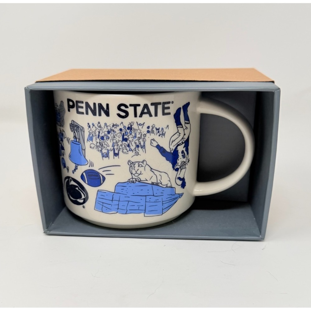 New Starbucks Been There Series PENN STATE University Mug Cup PSU Rare htf